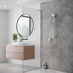 Mira Minimal EV Rear-Fed Exposed Chrome Thermostatic Mixer Shower