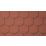 Roof Pro Red Round Bitumen Roof Shingles 1m x 340mm 16 Pack