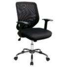 Nautilus Designs Ranger Medium Back Task/Operator Chair Black