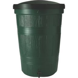 Straight PLC Garden Lake Water Butt Green 200Ltr