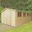 Shire  10' x 19' 6" (Nominal) Apex Shiplap Timber Workshop