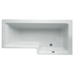 Ideal Standard Concept Space Shower Bath Right-Hand Acrylic No Tap Holes 1500mm