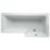 Ideal Standard Concept Space Shower Bath Right-Hand Acrylic No Tap Holes 1500mm