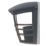 Zink Perdita Outdoor Half Wall Lantern Black