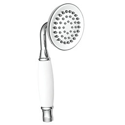 Triton Traditional Shower Head Chrome / White 78mm x 212mm