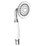 Triton Traditional Shower Head Chrome / White 78mm x 212mm