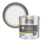 Dulux Trade 2.5Ltr Pure Brilliant White Eggshell Water-Based Trim Paint
