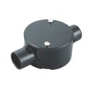 Tower 2 Way 20mm Through Box Black