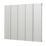 Ignite 600mm x 698mm 2544BTU Matt Chrome Horizontal Designer Radiator