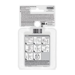 Command White Self-Adhesive Utility Hooks Medium 6 Pack