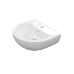 Texas Wall-Hung Cloakroom Basin 1 Tap Hole 450mm