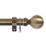 Renaissance Antique Brass Curtain Pole 28/25mm x 180-340cm