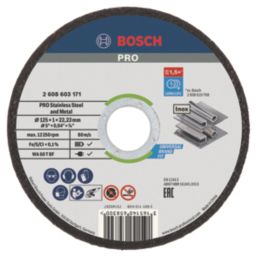 Bosch Pro Metal Cutting Discs 125mm (5") x 22.23mm 10 Pack