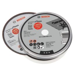Bosch Pro Metal Cutting Discs 125mm (5") x 22.23mm 10 Pack