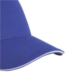 Beechfield 5 Panel Cap Royal Blue / White