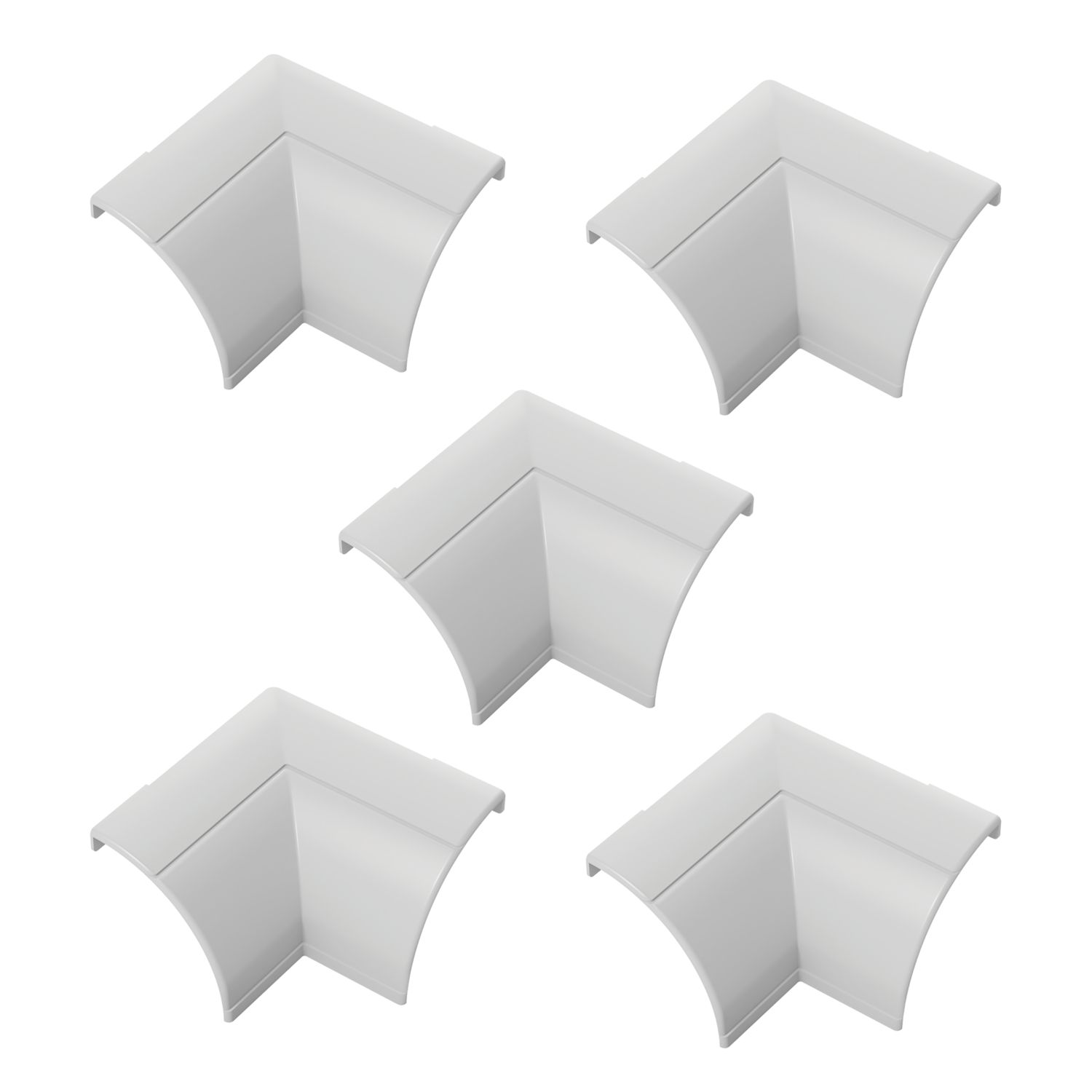 D-Line Quarter Round Internal Bends 22mm x 22mm 5 Pack (328KU)