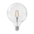 Calex  E27 G125 LED Light Bulb Clear 470lm 4.5W