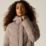Regatta Eloria Womens Hooded Long Quilted Coat Mocha - 4S8 Size 12