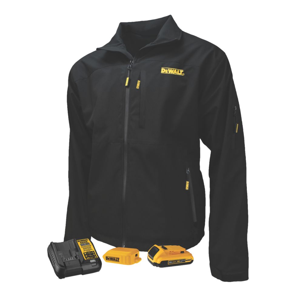 Dewalt heated jacket store with hood