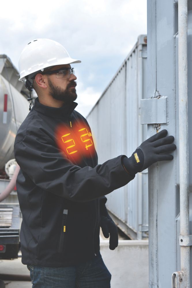 Heated work outlet jackets