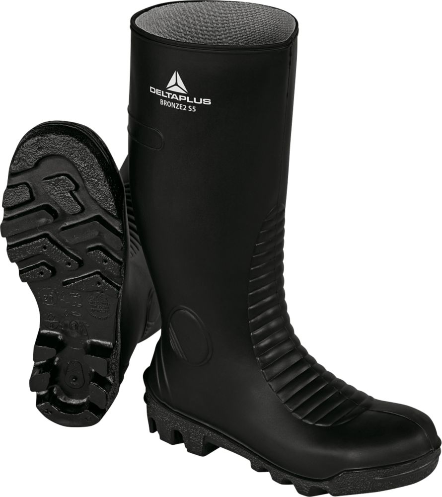 Mens steel toe hot sale cap wellies