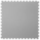 Ecotile E500/7 Interlocking Floor Tiles Light Grey 7mm 4 Pack