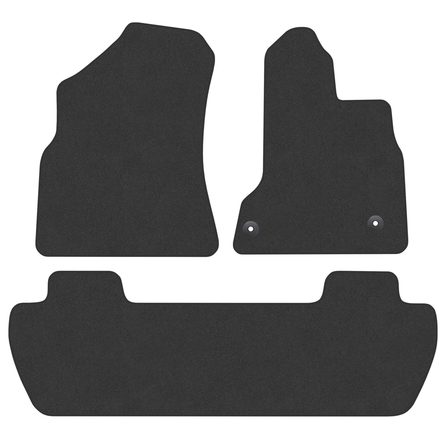 Car Mat Co. Citroen Berlingo Multispace 2008 - 2018 Carpet & Rubber Car Mats 3 Piece Set (328VV)