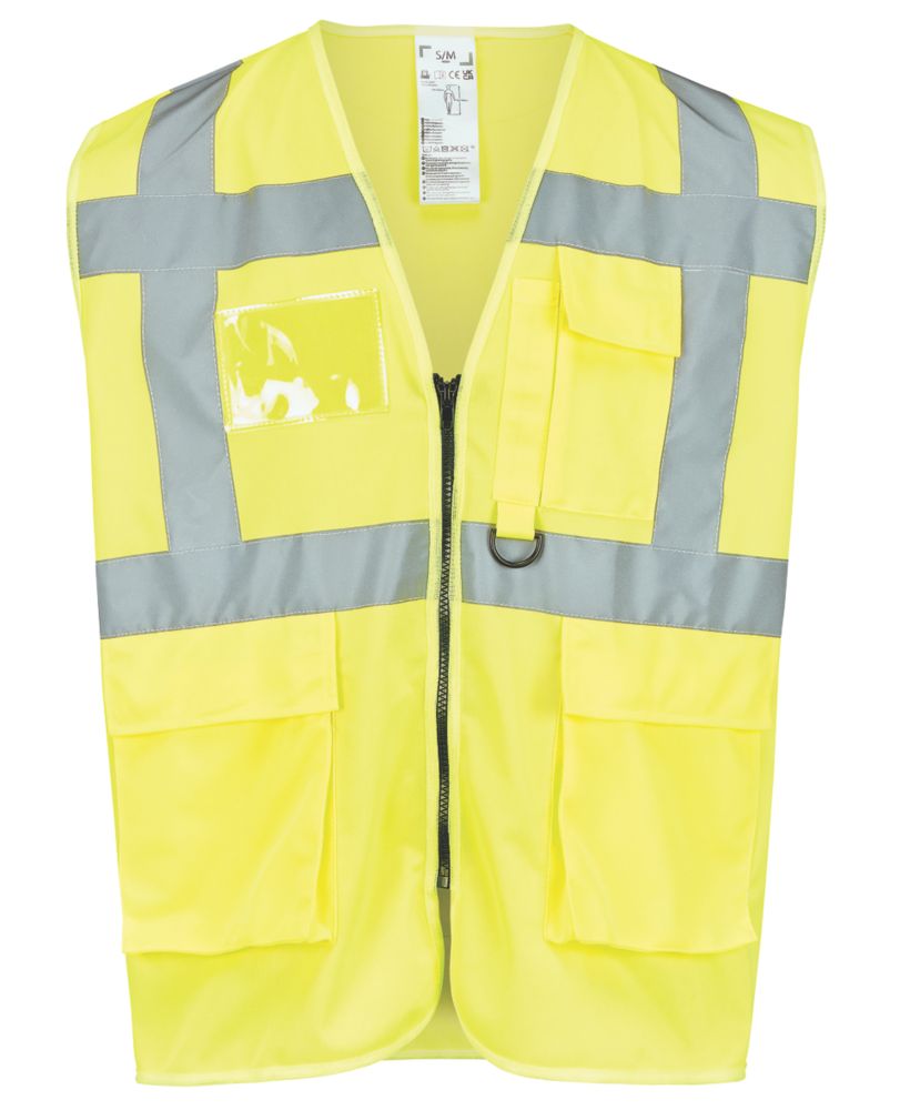 Site Ruckwood Hi Vis Waistcoat Yellow Small Medium 48