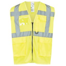 Site Ruckwood Hi-Vis Waistcoat Yellow Small / Medium 48" Chest