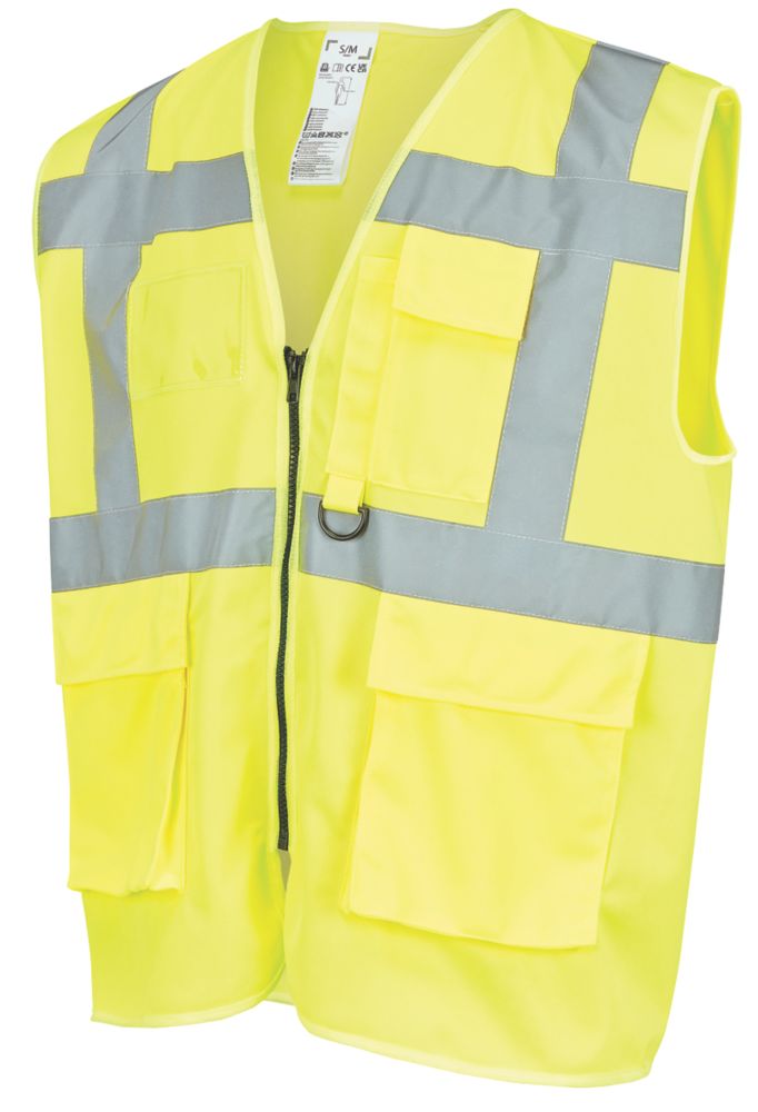 Pink hi vis vest on sale screwfix