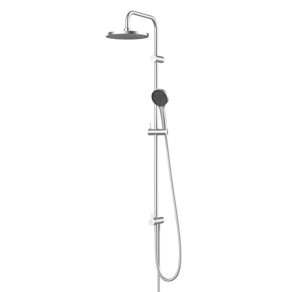Swirl Bonda Overhead Shower Kit Chrome - Screwfix