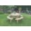 Forest Circular Garden Picnic Table 2070mm x 2070mm x 720mm
