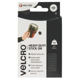 Velcro Brand  Black Heavy Duty Stick-On Coins 6 Pieces