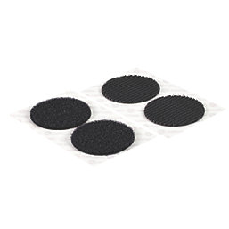 Velcro Brand Black Heavy Duty Stick-On Coins 6 Pieces - Screwfix