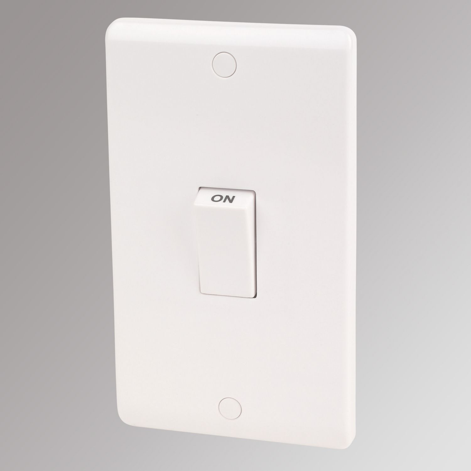 LAP 45A 2-Gang DP Cooker Switch White (32978)
