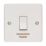 Crabtree Capital 20A 1-Gang DP Immersion Heater Switch White