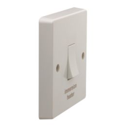 Crabtree Capital 20A 1-Gang DP Immersion Heater Switch White
