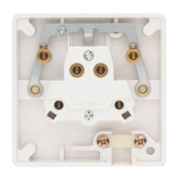 Crabtree Capital 20A 1-Gang DP Immersion Heater Switch White