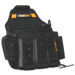 Toughbuilt ClipTech Master Electrician Pouch with Shoulder Strap Black
