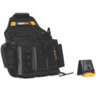 Toughbuilt ClipTech Master Electrician Pouch with Shoulder Strap Black