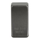 Knightsbridge 'MICROWAVE' Switch Cover Smoked Bronze