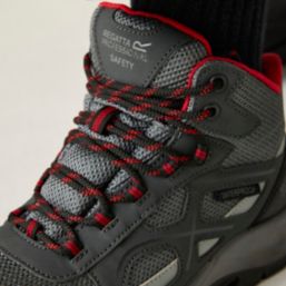 Regatta Limestone Size 4  Granite / Red Waterproof Steel Toe Cap Safety Boots