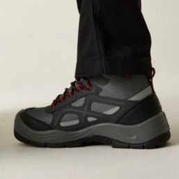 Regatta Limestone Size 4  Granite / Red Waterproof Steel Toe Cap Safety Boots