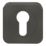 Smith & Locke Lormel Euro Escutcheon (Pair) Gunmetal 52mm