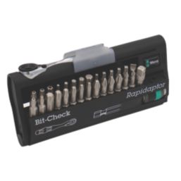 Wera Bit-Check 30 Zyklop Mini 2 1/4" Drive Ratchet & Accessory Set 31 Pcs