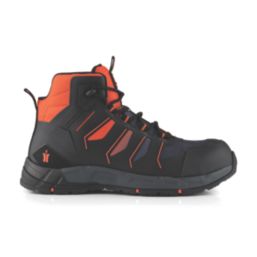 Scruffs Glide Size 9  Black/Orange Water-Resistant  Safety Boots
