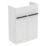 Ideal Standard i.life A Semi-Countertop Floorstanding Basin Unit With Black Handles & Basin Matt White 600mm x 300mm x 835mm