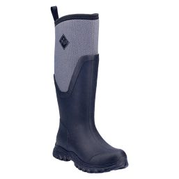 Muck Boots Arctic Sport II Tall Metal Free Womens Non Safety Wellies Black/Grey Size 6