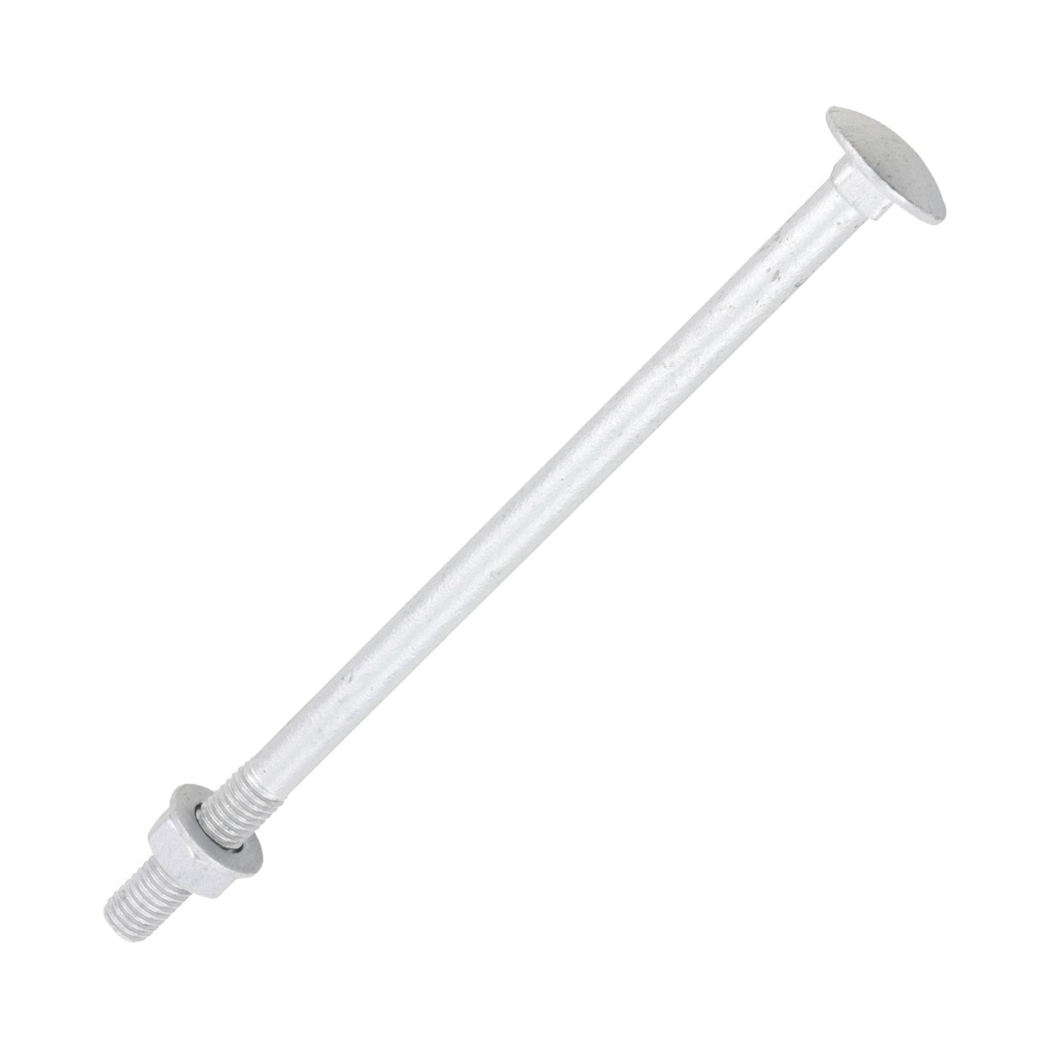 Timco Exterior Coach Bolts Carbon Steel Organic Silver Coating M8 x 150mm 10 Pack (329KG)
