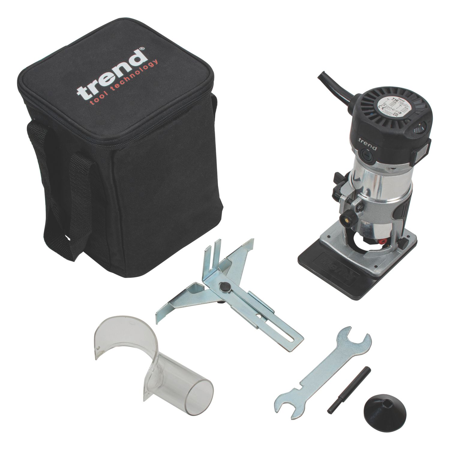 Trend T1ETS 710W 1/4" Electric Trim Router 240V (329KN)